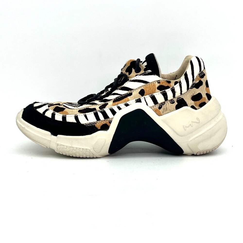 Mark Nason Los Angeles Neo Block Mix Up Animal Print Sneakers Shoes Womens 8.5 - Picture 13 of 16